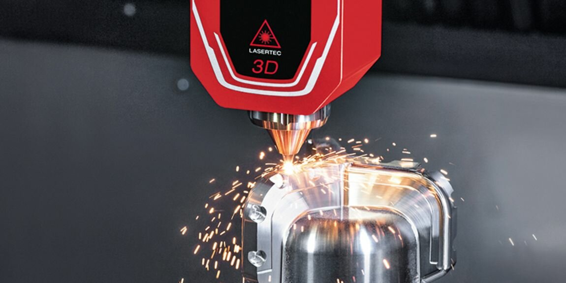 Four complete process chains for powder bed and powder nozzle technology